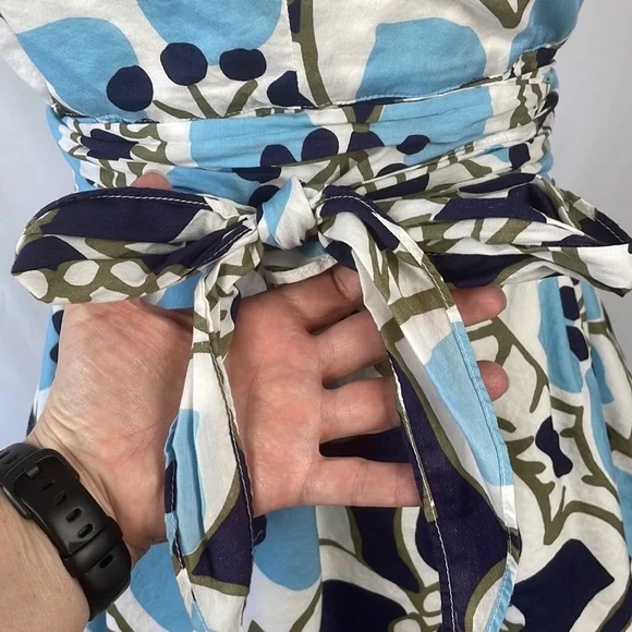 J. Crew Floral Camisole with Removable Empire Waist Tie - Size 8 - Picture 2 of 16